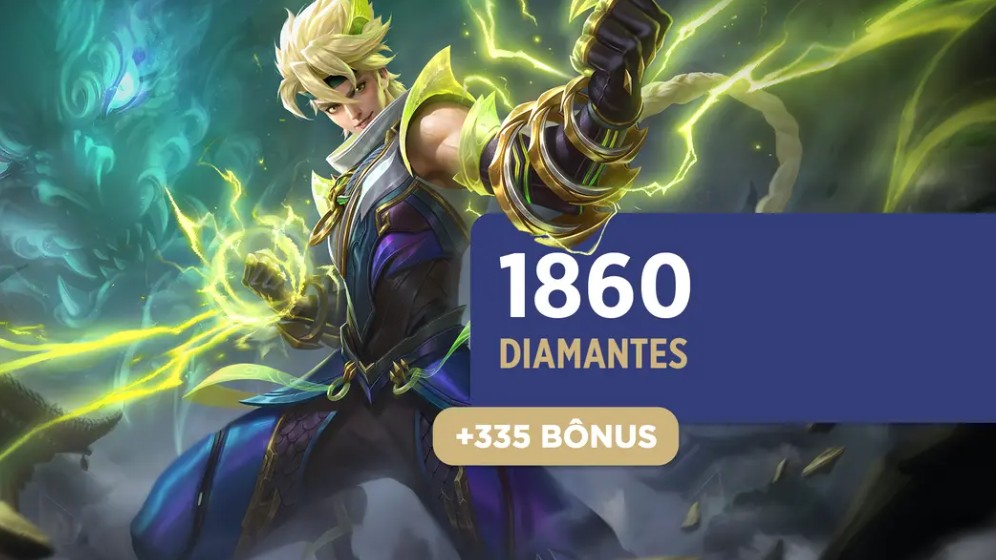 Mobile Legends Diamonds Topup 1860 Diamonds + 335 Bonus